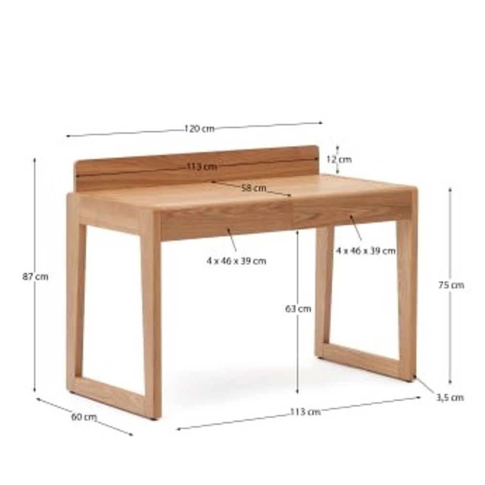 Bureau ARANDU - Essenhout KAV T0400002MM46