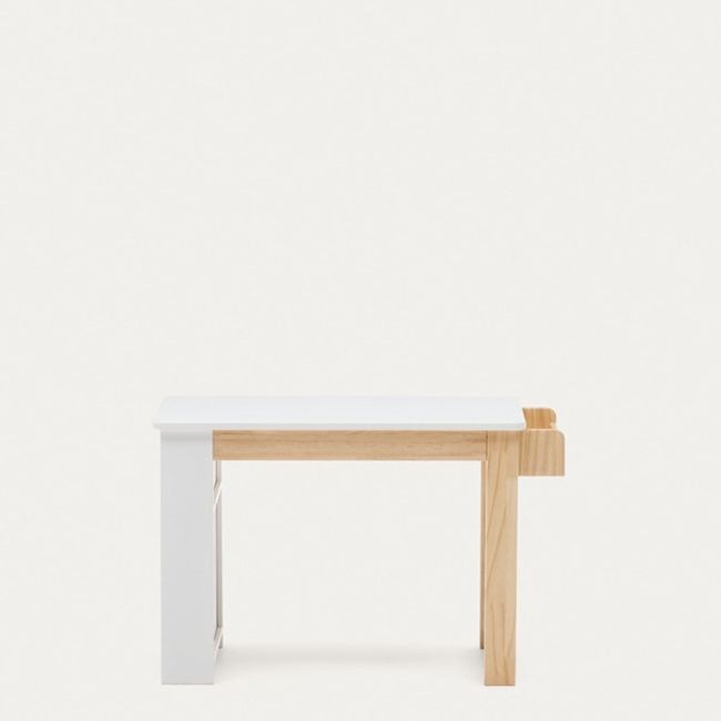 Bureau SERWA - Wit/Massief dennenhout