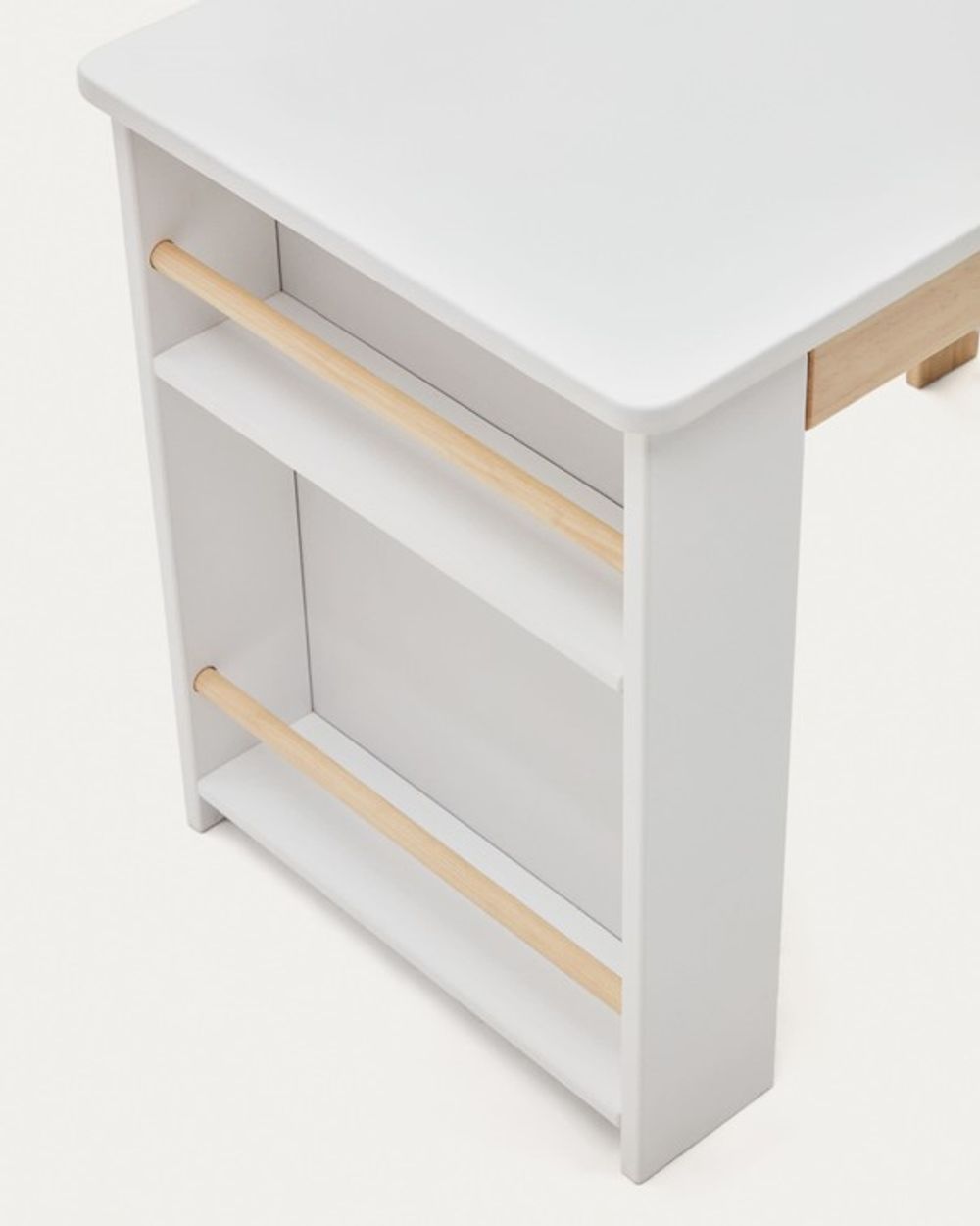 Bureau SERWA - Wit/Massief dennenhout KAV K0200004MM05