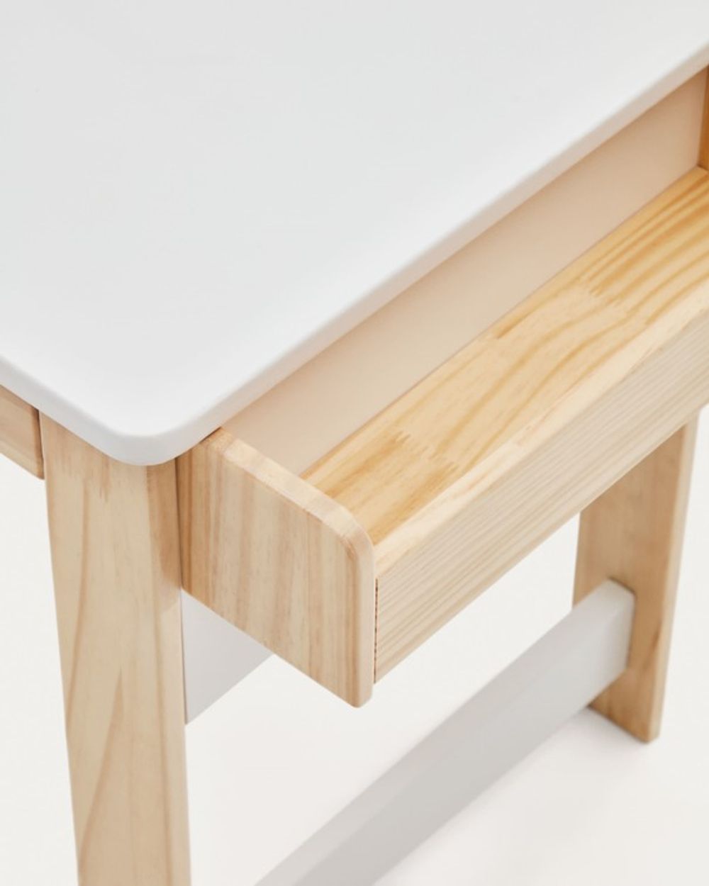 Bureau SERWA - Wit/Massief dennenhout KAV K0200004MM05