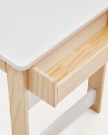 Bureau SERWA - Wit/Massief dennenhout KAV K0200004MM05