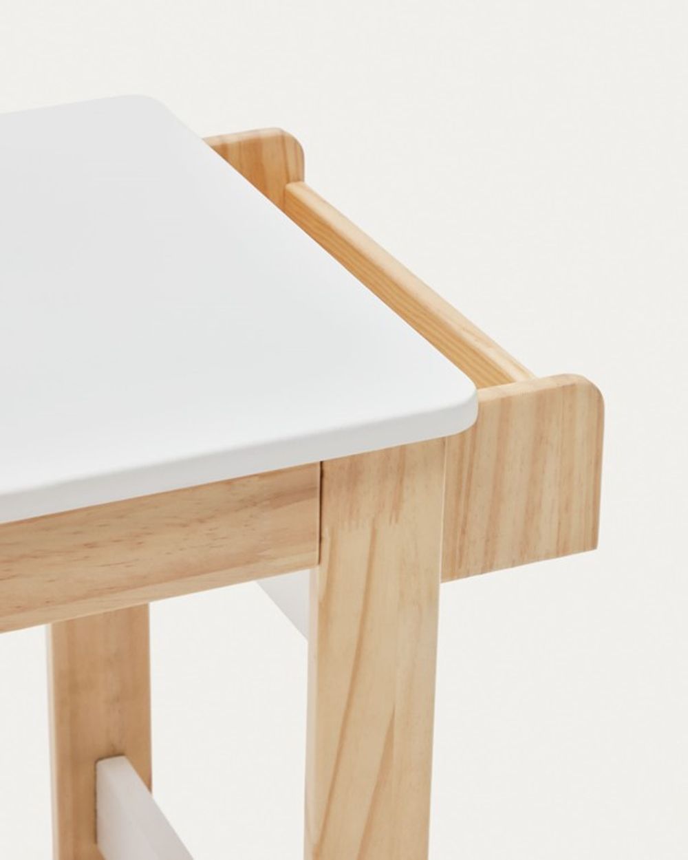 Bureau SERWA - Wit/Massief dennenhout KAV K0200004MM05