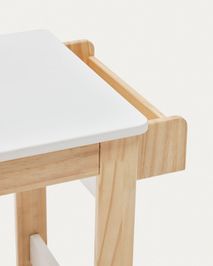 Bureau SERWA - Wit/Massief dennenhout KAV K0200004MM05