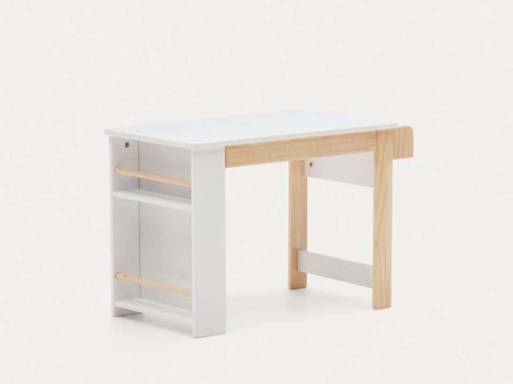Bureau SERWA - Wit/Massief dennenhout KAV K0200004MM05
