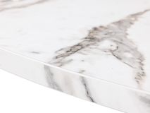 Eettafel rond CERAMIC - Wit marmer EVA-35-000008-CW