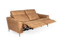 3-zit met 2 elektr. relaxen NEPAL - Cognac MED-22-000054-Z-BC16