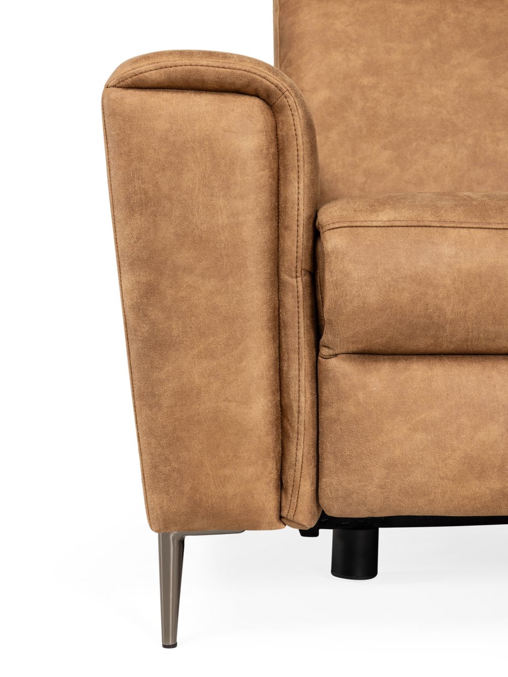 3-zit met 2 elektr. relaxen NEPAL - Cognac MED-22-000054-Z-BC16