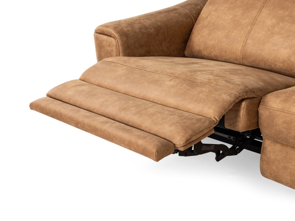 3-zit met 2 elektr. relaxen NEPAL - Cognac MED-22-000054-Z-BC16