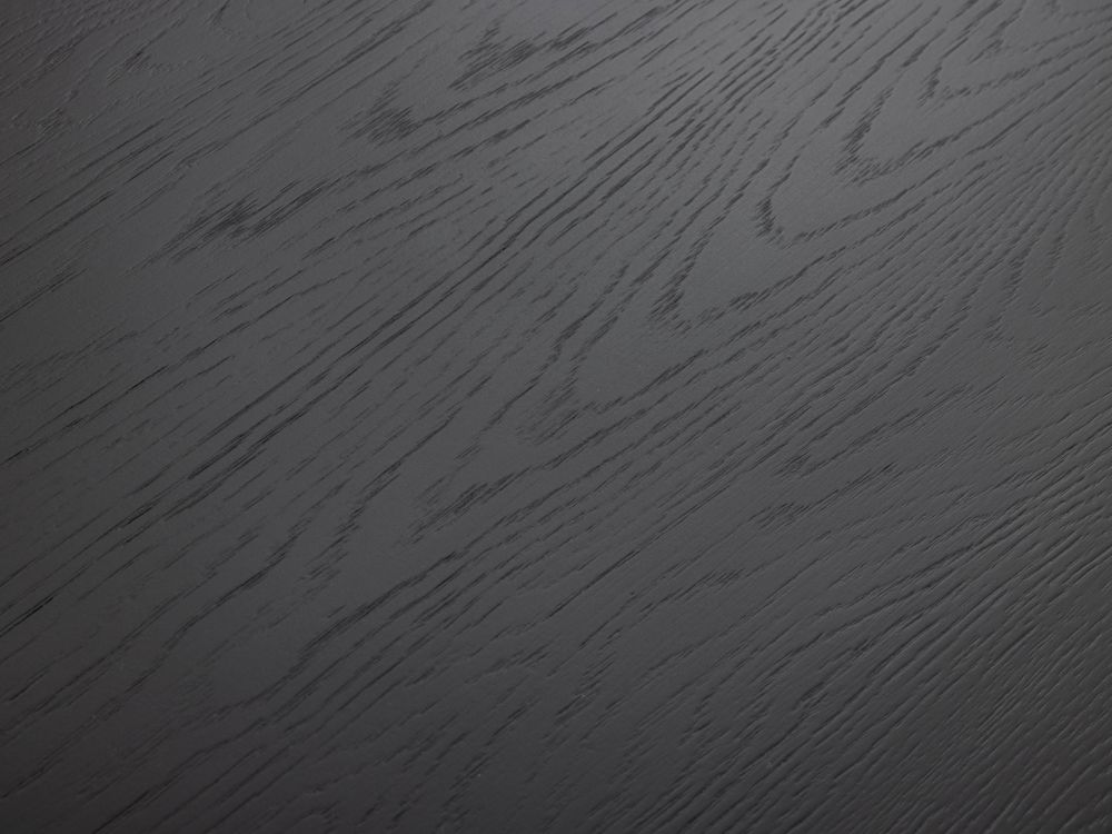 Salontafel GLASGOW - Massief eikenhout/Zwart FDF-18-000060