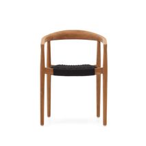 Armstoel YDALIA - Massief teak/Naturel KAV J0600075JJ01