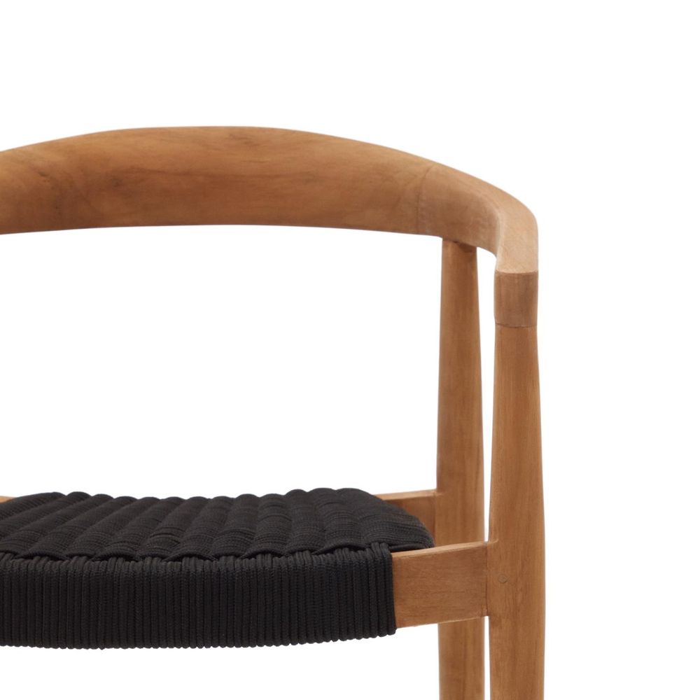 Armstoel YDALIA - Massief teak/Naturel KAV J0600075JJ01