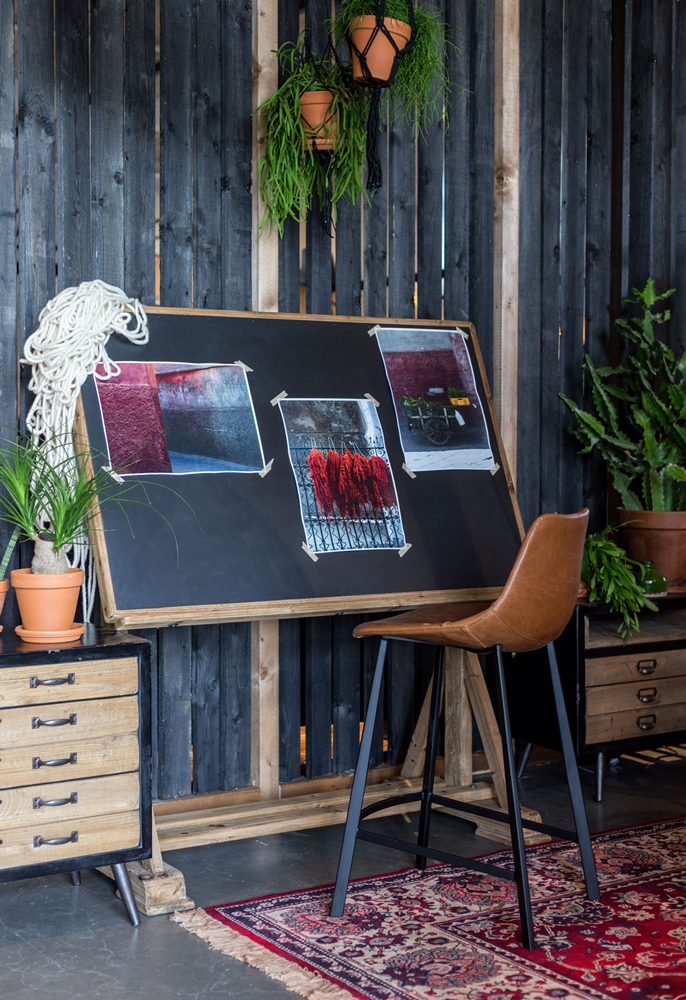 Barstoel FRANKY - Brown