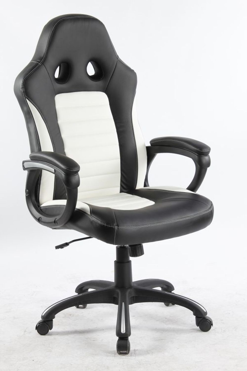 Bureaustoel JUNIOR - Zwart/Wit PDM BU JU