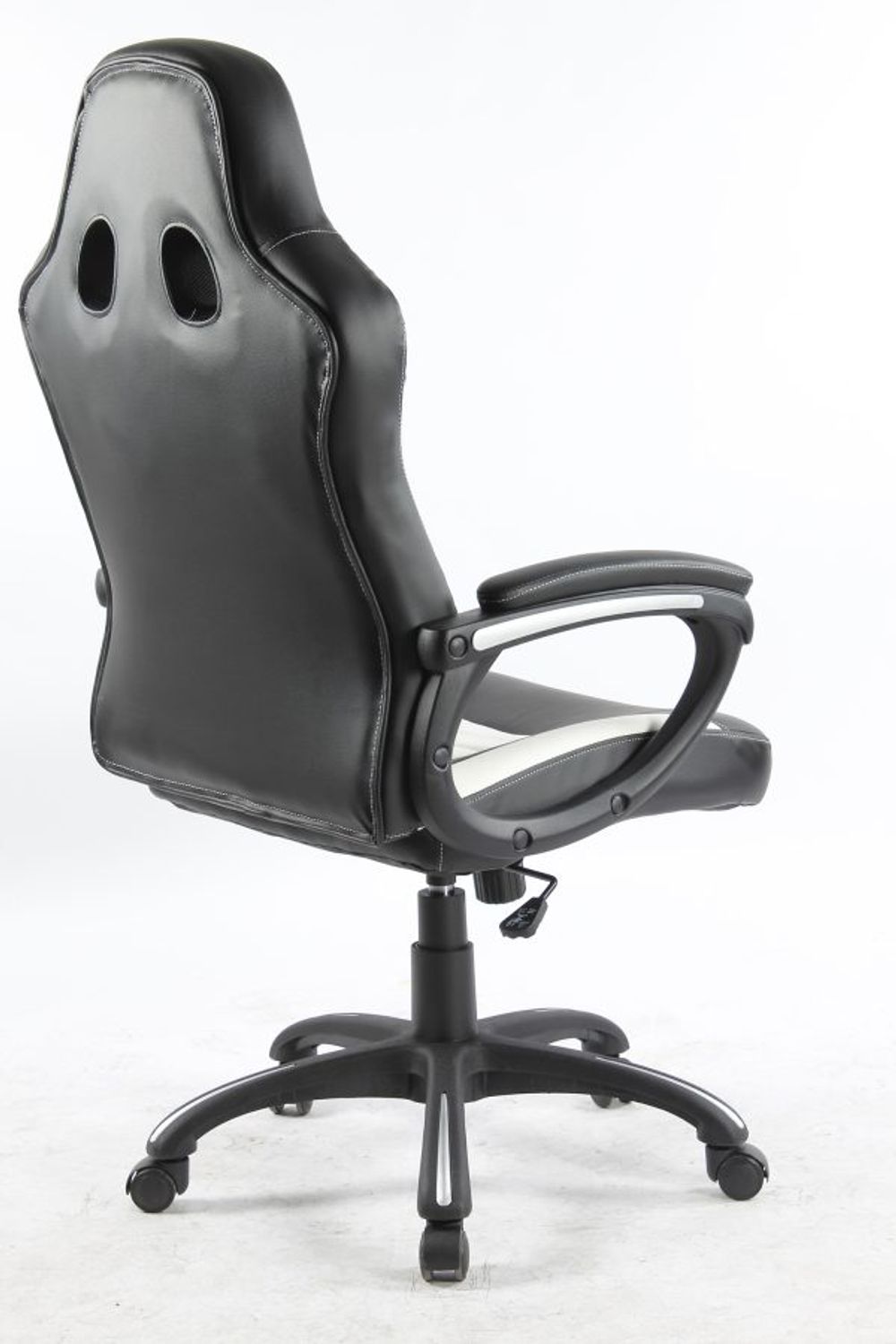 Bureaustoel JUNIOR - Zwart/Wit PDM BU JU