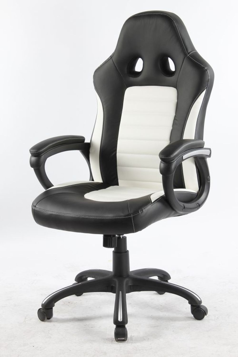 Bureaustoel JUNIOR - Zwart/Wit PDM BU JU