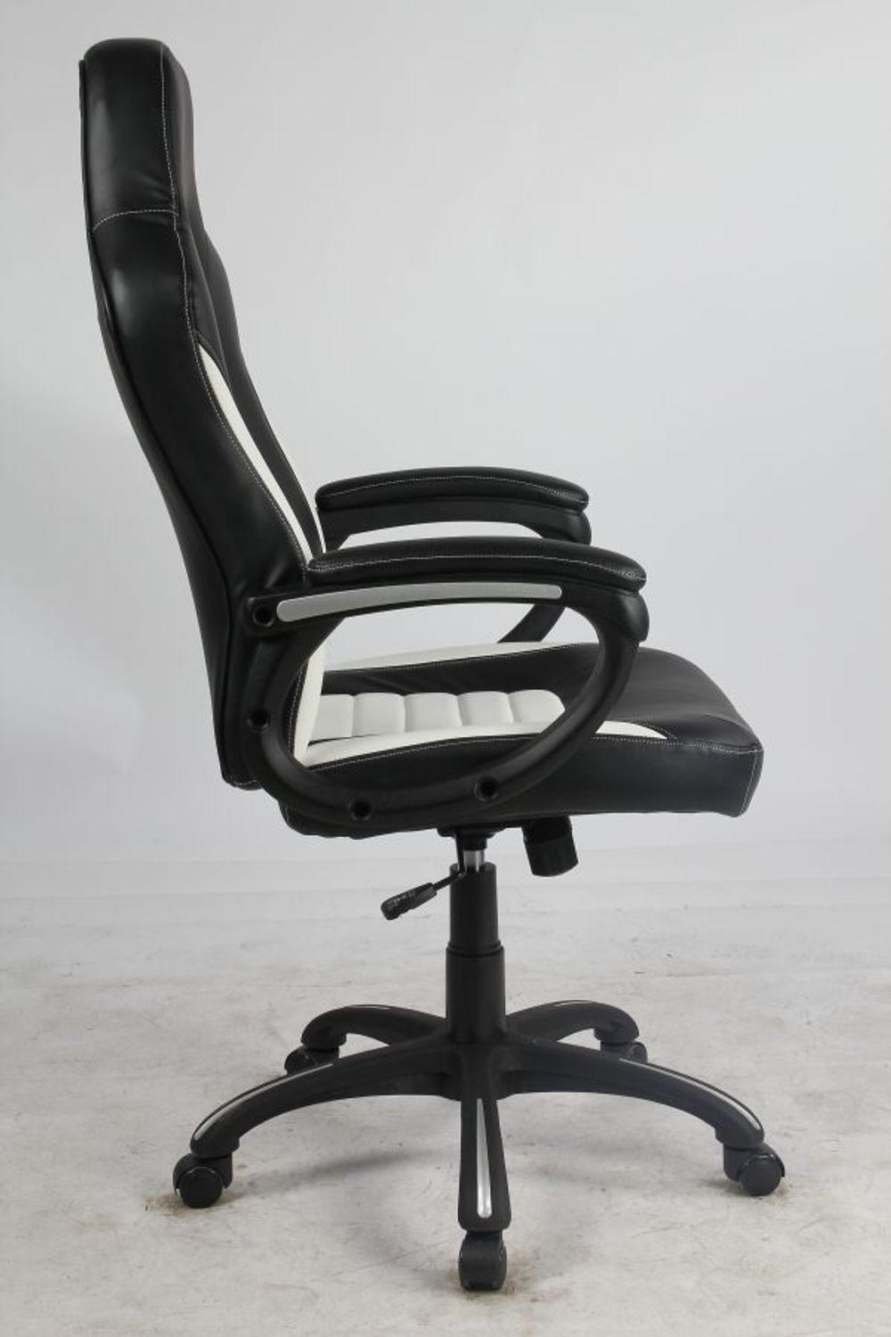 Bureaustoel JUNIOR - Zwart/Wit PDM BU JU