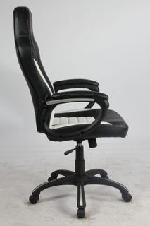 Bureaustoel JUNIOR - Zwart/Wit PDM BU JU