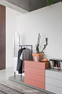 Commode met spiegel en hangrek EASY NVM CO TZ