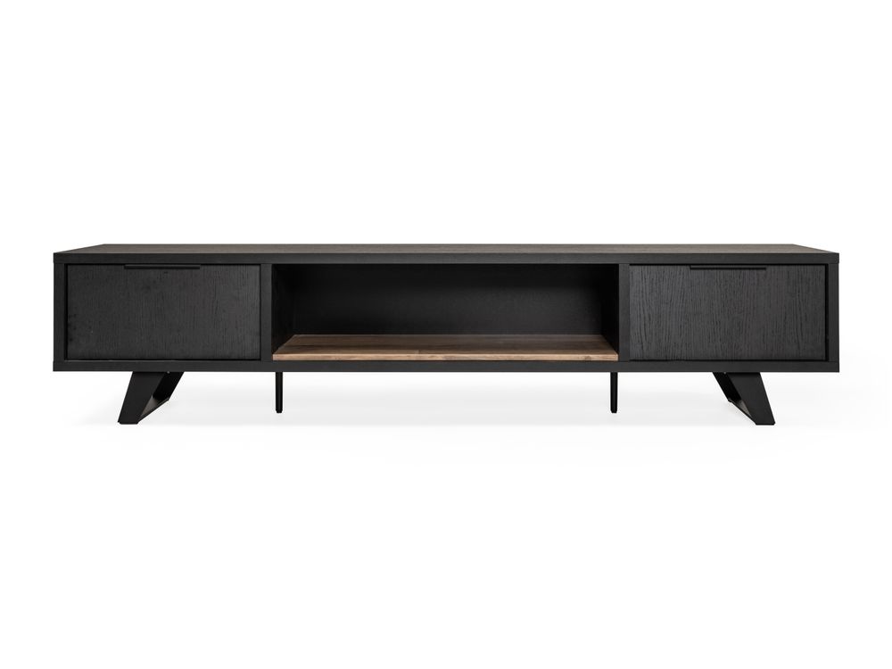TV-meubel VENETO - Elegant Black/Old Teak MBR-78-000007