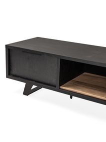 TV-meubel VENETO - Elegant Black/Old Teak MBR-78-000007