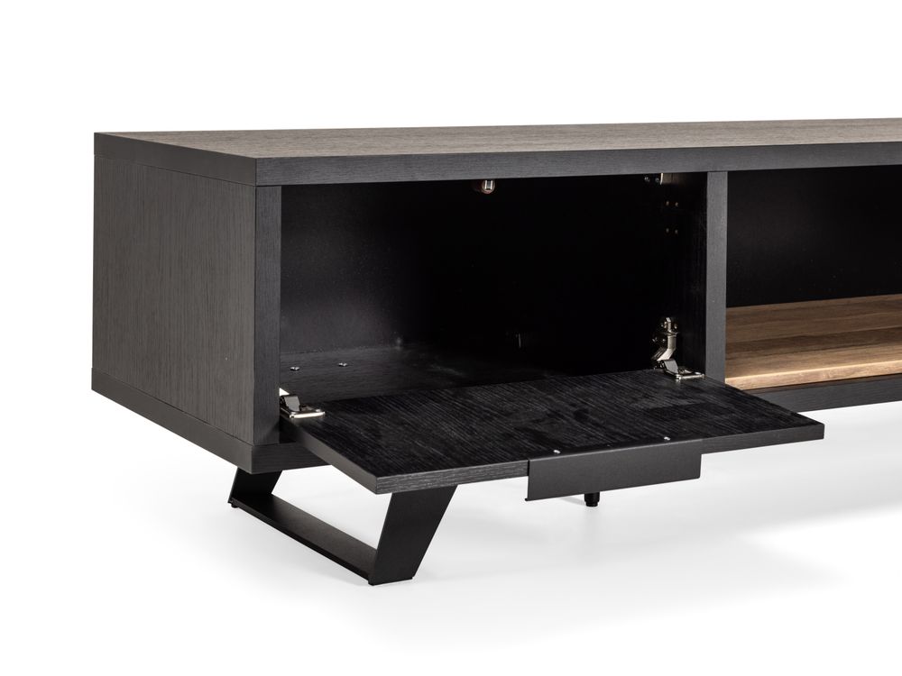 TV-meubel VENETO - Elegant Black/Old Teak MBR-78-000007