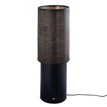 Vloerlamp JARNE - Zwart/Bruin PEM 717914