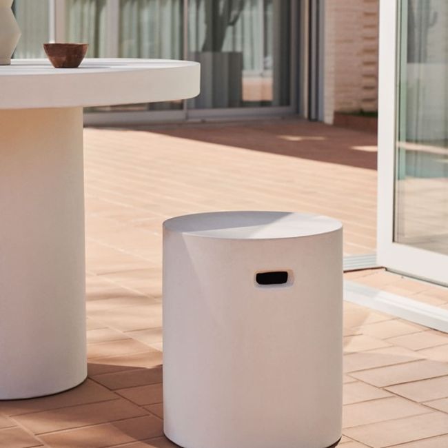 Voetsteun AIGUABLAVA - Wit cement