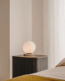 Tafellamp MALACHI - Glas/Travertijn KAV L0300056PR10