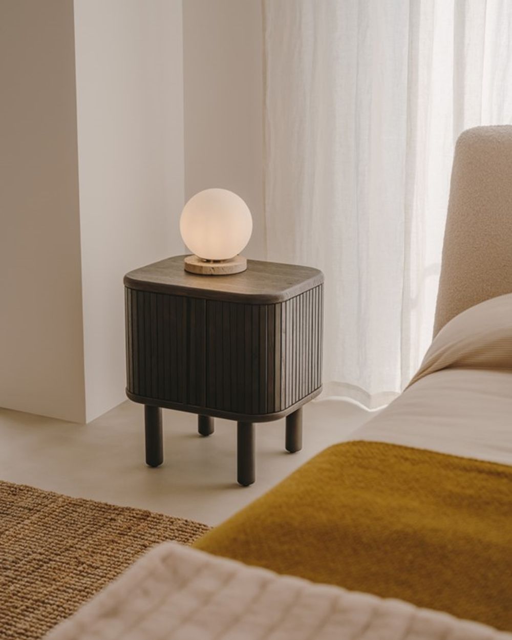 Tafellamp MALACHI - Glas/Travertijn KAV L0300056PR10