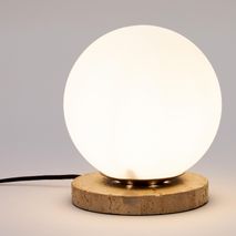 Tafellamp MALACHI - Glas/Travertijn KAV L0300056PR10