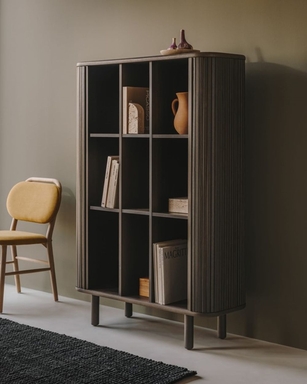 Wandkast MAILEN - Donker essenfineer KAV M1200002MM51