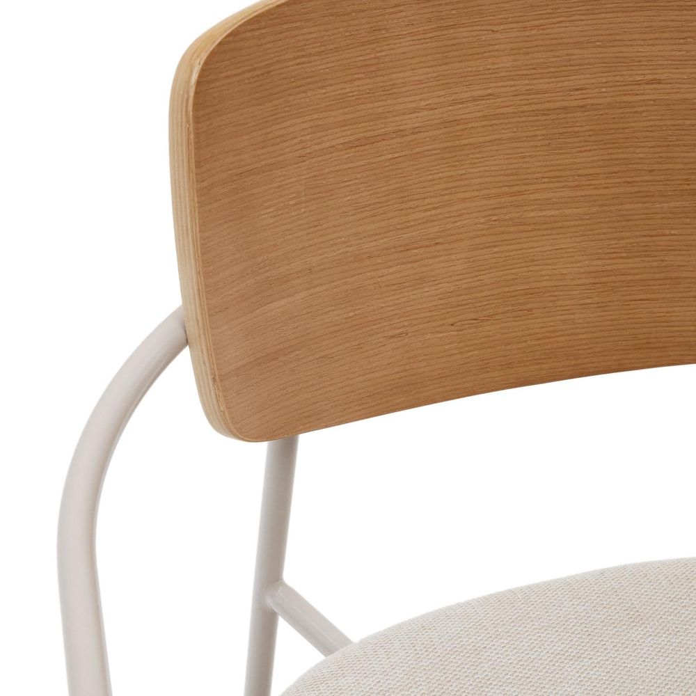 Stoel MAUREEN - Eikenfineer / Beige KAV CC6029KY12