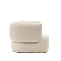 Fauteuil MARTINA - Witte schapenvacht KAV S83110HI39