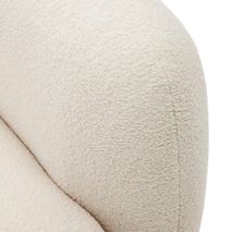 3-zitsbank MARTINA - Witte schapenvacht KAV S83130HI39