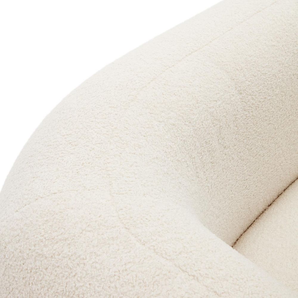 3-zitsbank MARTINA - Witte schapenvacht KAV S83130HI39