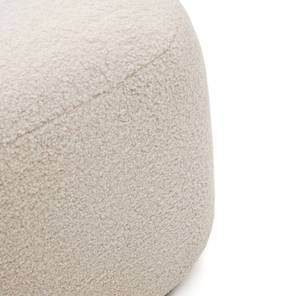 Voetbank Martina - Witte schapenvacht KAV S83180HI39