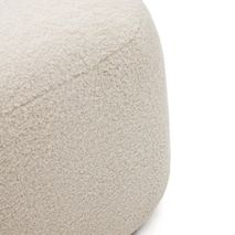 Voetbank Martina - Witte schapenvacht KAV S83180HI39