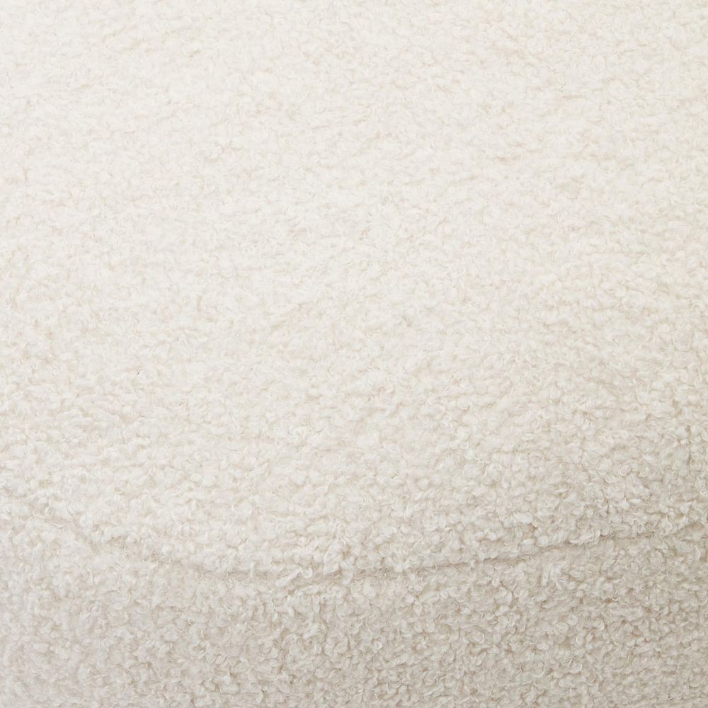 Voetbank Martina - Witte schapenvacht KAV S83180HI39