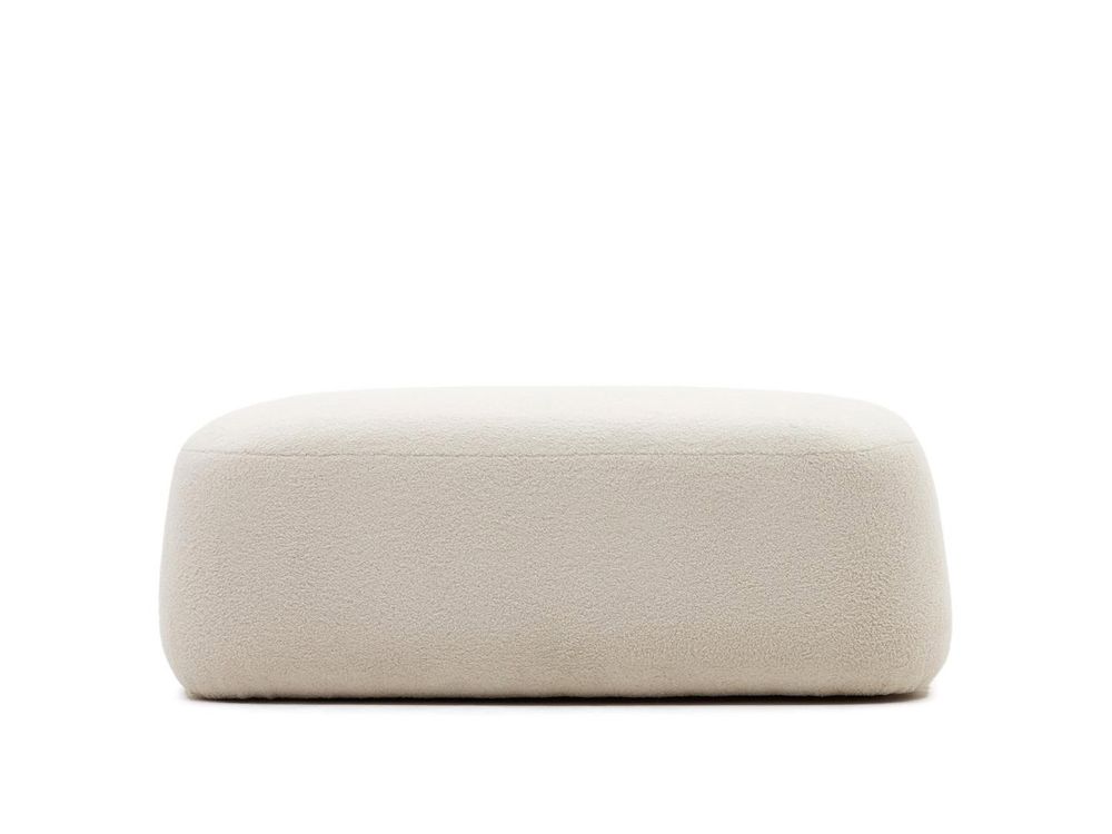 Voetbank Martina - Witte schapenvacht KAV S83180HI39