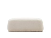 Voetbank Martina - Witte schapenvacht KAV S83180HI39