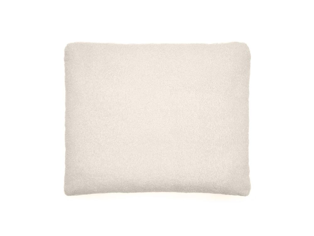 Creme kussen MARTINA met de uitstraling van een witte schapenvacht.