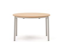 Uitschuifbare eetkamertafel MONTUIRI - Eikenfineer KAV T0300021MM40