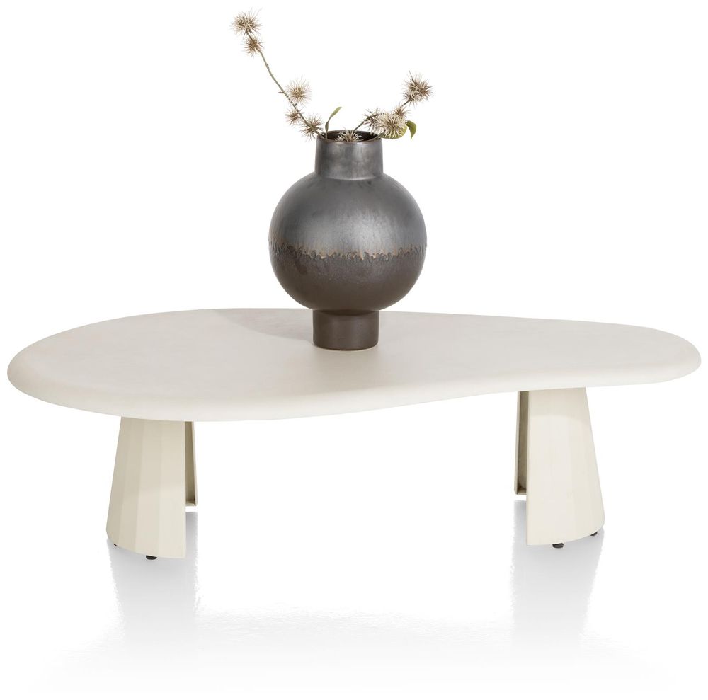 Salontafel ovaal KALMAR - Stone skin XOO 46790OWI