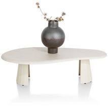 Salontafel ovaal KALMAR - Stone skin XOO 46790OWI
