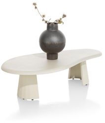 Salontafel ovaal KALMAR - Stone skin XOO 46790OWI