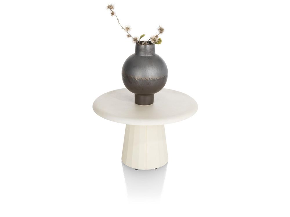 Salontafel rond KALMAR - Stone skin XOO 46791OWI