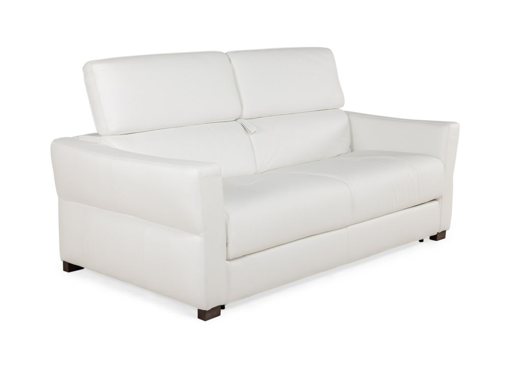 Zetelbed MONTREAL - Wit leder DDV MO 3ZB-30-RBN