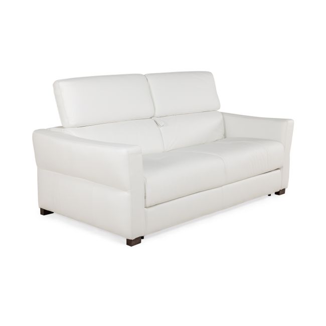 Zetelbed MONTREAL - Wit leder