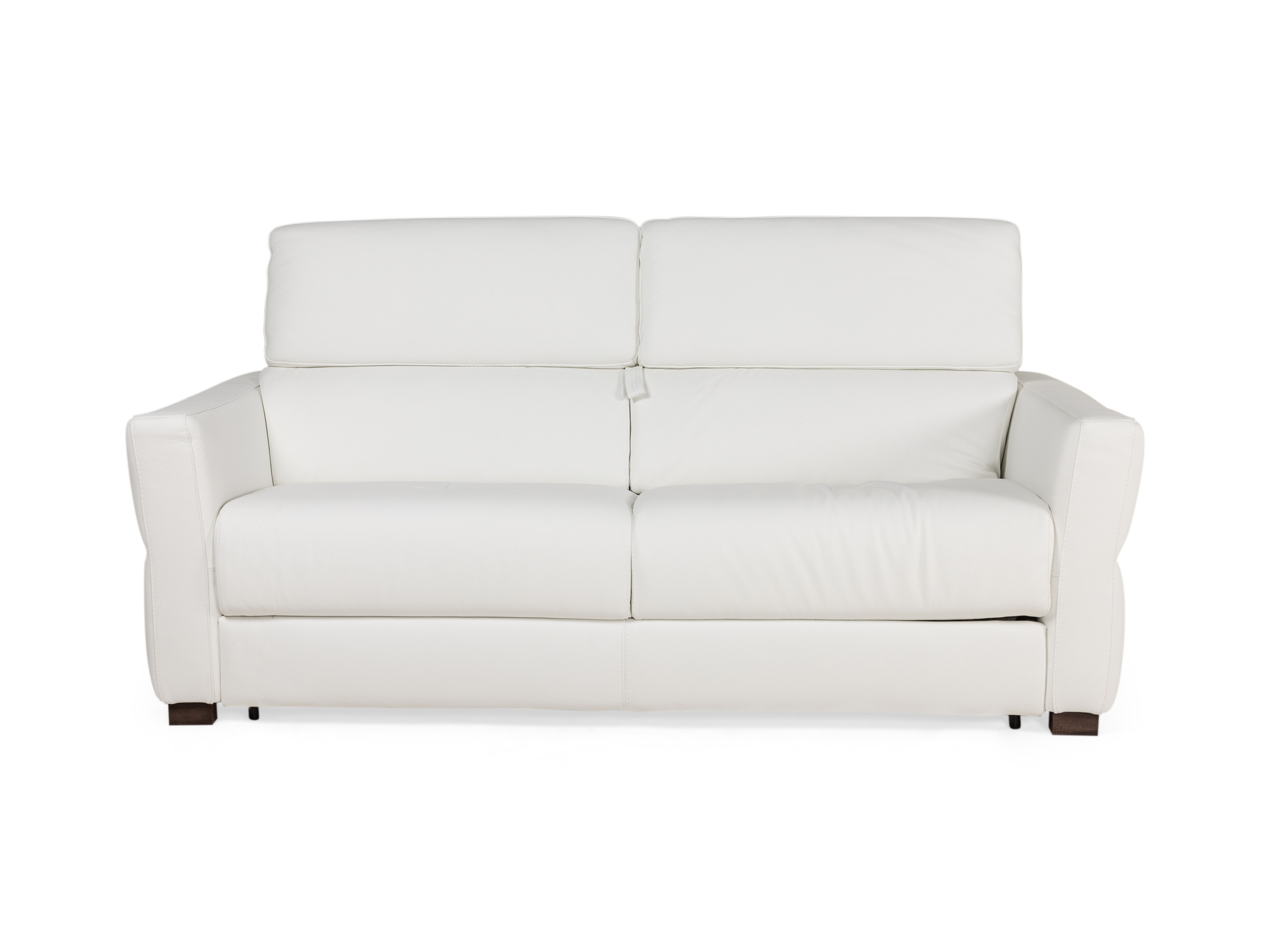 Zetelbed MONTREAL - Wit leder