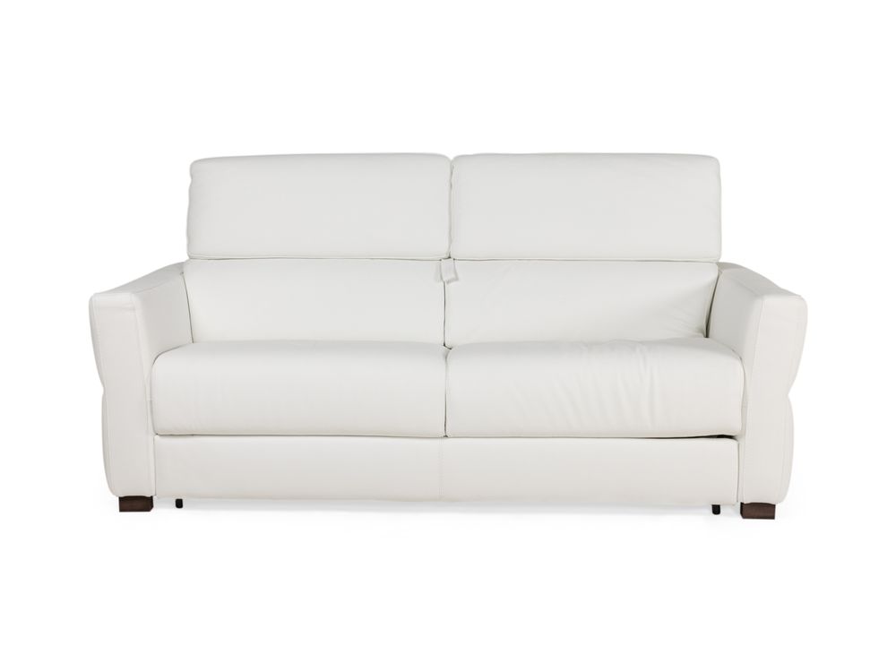 Zetelbed MONTREAL - Wit leder DDV MO 3ZB-30-RBN